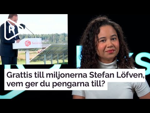 Grattis till miljonerna Stefan Löfven, vem kommer du att ge pengarna till?