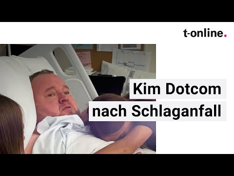 Kim Dotcom after stroke: Video shows scenes from the hospital