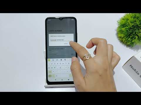 How to set lock screen owner info in nokia c12 pro | nokia c12 lockscreen owner info set kaise kare