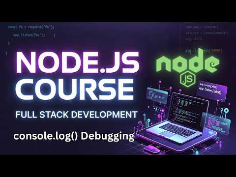 Node Js Console Log Debugging Tutorial Debug Javascript Like A Pro Full Stack Web Development