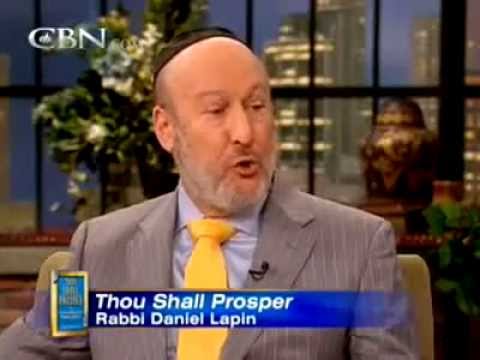 700 Club, Rabbi Daniel Lapin - Thou Shall Prosper