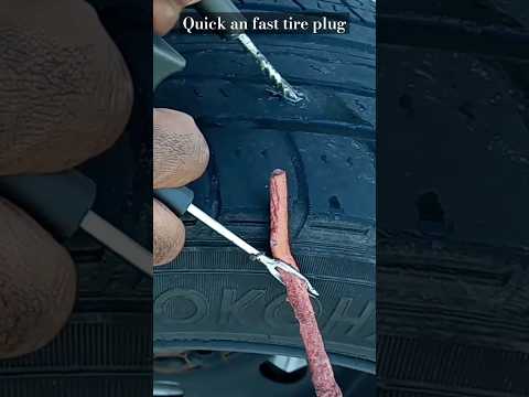 Slow leak!!! Fast and efficient tire repair, mastering the use of a tire kit