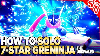 How to SOLO & Farm Greninja The Unrivaled  in Pokemon Scarlet and Violet