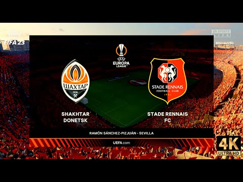 FIFA 23 - Shakhtar Donetsk vs Rennes | UEFA Europa League 22/23 | FULL MATCH [4K]