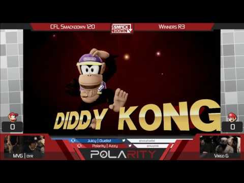 CFL Smackdown 120 WiiU - MVG Dyr (Cloud) vs Virgo G (Mario) - Winners R3