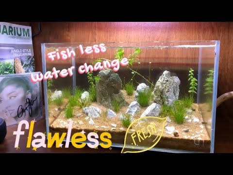 UNS 3n Water change with guppy fry.