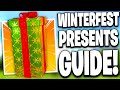 *SECRET* Fortnite Winterfest Presents Guide! (All Winterfest Rewards)