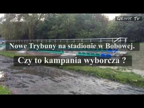 Stadion KS Bobowa 2014 - nowe trybuny