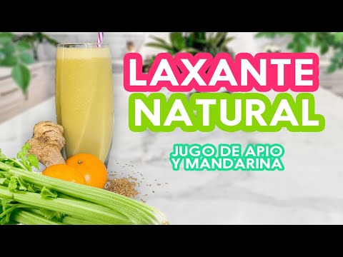 Licuado de apio, diurético y laxante natural, baja barriga