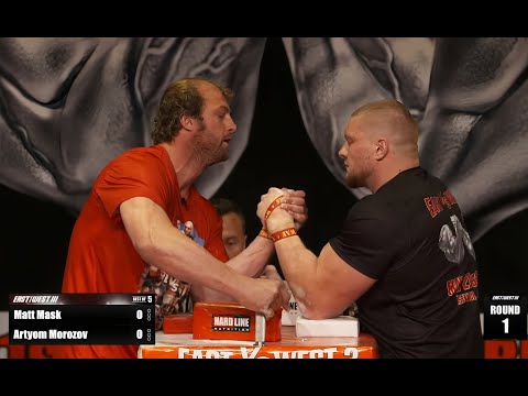 Matt Mask vs Artyom Morozov 0-3. Armwrestling