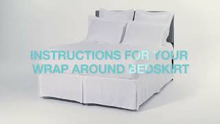 Wraparound Bed Skirt Instructions