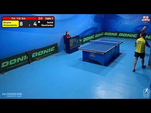 12:30 Dmytro Alieksieienko 3-0 Serhii Skachenko West 1 WIN CUP 08.12.2022 | TABLE TENNIS WINCUP