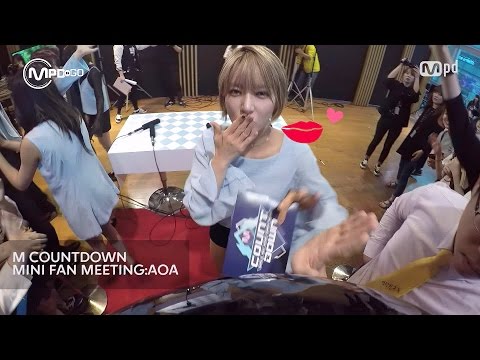 에이오에이 컴백 미니팬미팅 AOA MINI FAN MEETING Mnet MCOUNTDOWN 160519