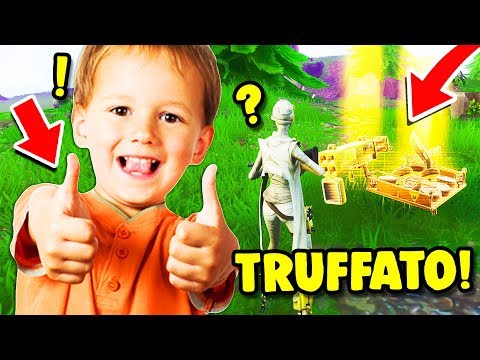 TRUFFATO DI ARMI LEGGENDARIE DA BIMBO DI 11 ANNI!! — Fortnite ITA (Salva il Mondo)