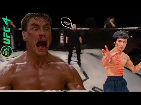 UFC4 | Bruce Lee vs Jean Claude Van Damme (EA Sports UFC 4) ufc 4 tips