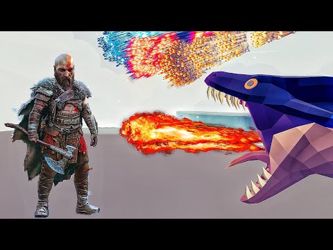 KRATOS vs EVERY GOD - Totally Accurate Battle Simulator TABS