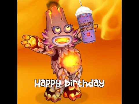 Kayna Tries the Grimace Shake #shorts #mysingingmonsters