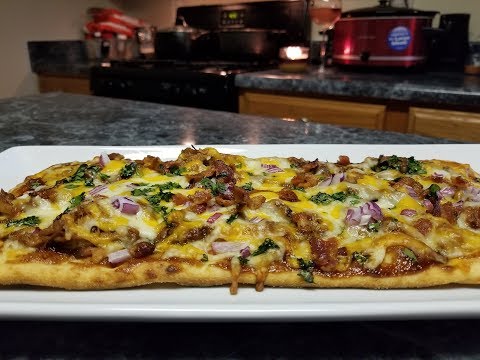 Cook With Me | Game Day Appetizers | Pulled Pork Flat Bread Pizza