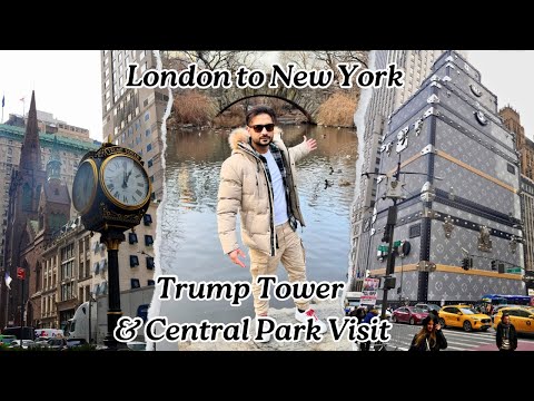 Exploring NYC: Trump Tower, Iconic Cathedral & Central Park Adventure! #zainandtehminavlogs