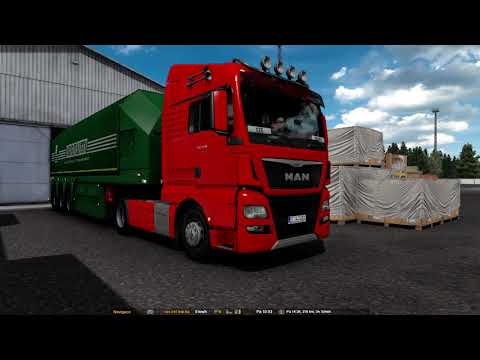 ETS2 MAN TGX 18.440 Utena - Rēzekne