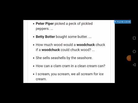 Tongue Twisters- Daynol Arzola