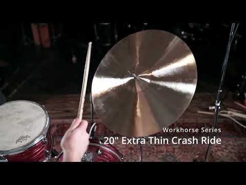 Mongiello Cymbals 20" Workhorse Series Extra Thin Crash-Ride