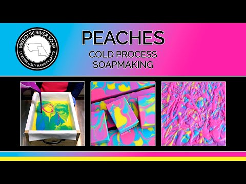 'Peaches' Cold Process Soapmaking | MO River Soap