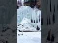 Frozen Waterfall | Tiffany Falls, Hamilton, Ontario ❄️ #frozenwaterfalls #ice  #winterwonderland