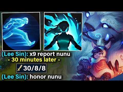 My team thought I was trolling with Ghost Cleanse Nunu so I carried them all instead