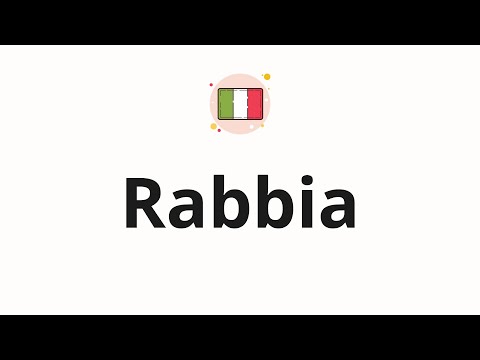 How to pronounce Rabbia