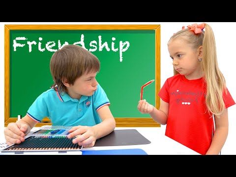 Anabella teaches Bogdan how to build a good friendship at school