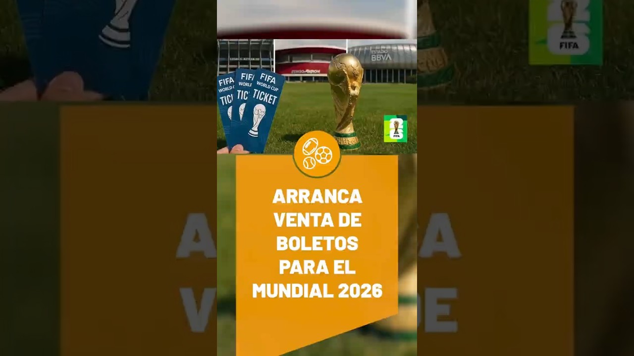 ⚽ ¡Arranca la locura! Infantino activa la preventa de boletos del Mundial 2026.