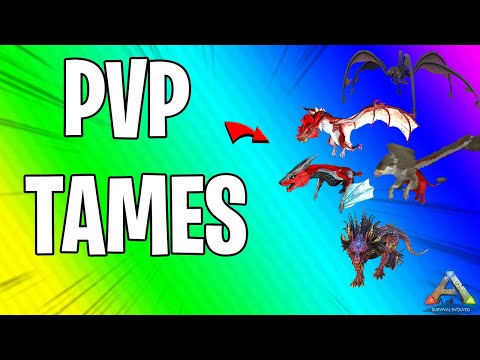 Top 5 Best Pvp Tames | Ark Survival Evolved