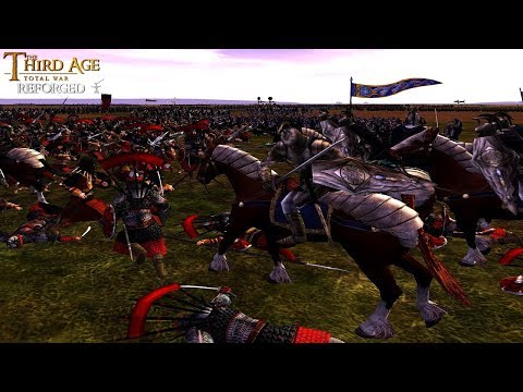 IMLADRIS RIDE TO WAR AGAINST MEN AND DWARVES (Pitch Battle) - Third Age: Total War (Reforged)