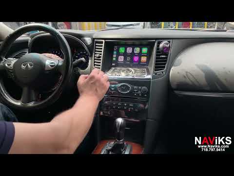 2010 - 2013 Infiniti (S51) FX35 / FX37 / FX50 Apple CarPlay + Android Auto (Wired & Wireless) + HDMI