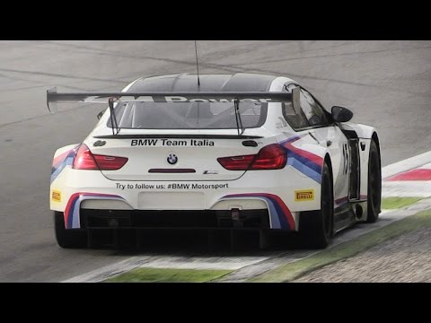 BMW M6 GT3 Sound In Action On Track - Accelerations, Fly Bys & Downshifts