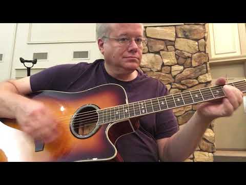 Galveston Acoustic Electric with Cutaway 2000s Natural Sunburst image 10