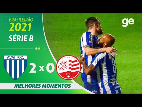 AVAÍ 2 X 0 NÁUTICO | MELHORES MOMENTOS | 18ª RODADA BRASILEIRÃO SÉRIE B 2021 | ge.globo