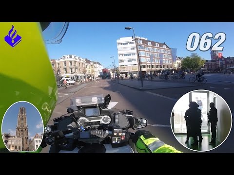 Politie Utrecht, dienst in de binnenstad. NR. 62.