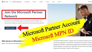 Create MPN Account in Microsoft Partner Center | Microsoft Partner MPN
