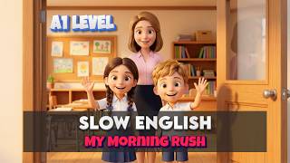 My Morning Rush | English Listening Practice for Beginners (A1 Level)