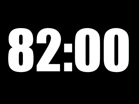 82 Minute Timer ⏱️ Countdown with Alarm