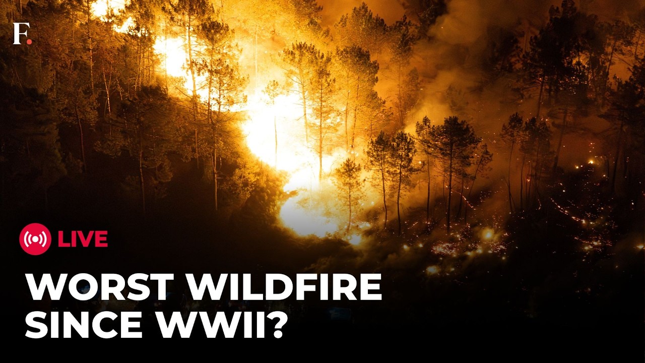 France Wildfire LIVE: Firefighters Tackle Huge Blaze Reaching 40 Degree Celsius, Forming Fire Cloud