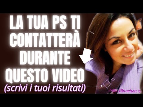 ❤️ [MEDIVISUAL] LA TUA PS TI CONTATTERA' DURANTE QUESTO VIDEO