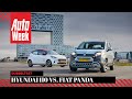 Hyundai i10 vs. Fiat Panda - AutoWeek dubbeltest - English subtitles