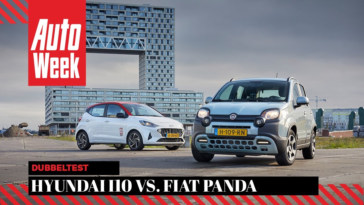 Autoweek Dubbeltest Hyundai I10 Vs Fiat Panda Hybrid