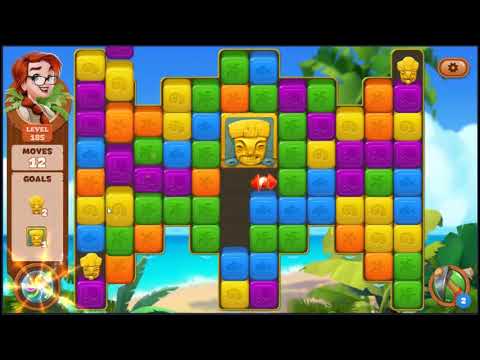 Lost Island Blast Adventure Level 185 - NO BOOSTERS 🏝️ | SKILLGAMING ✔️