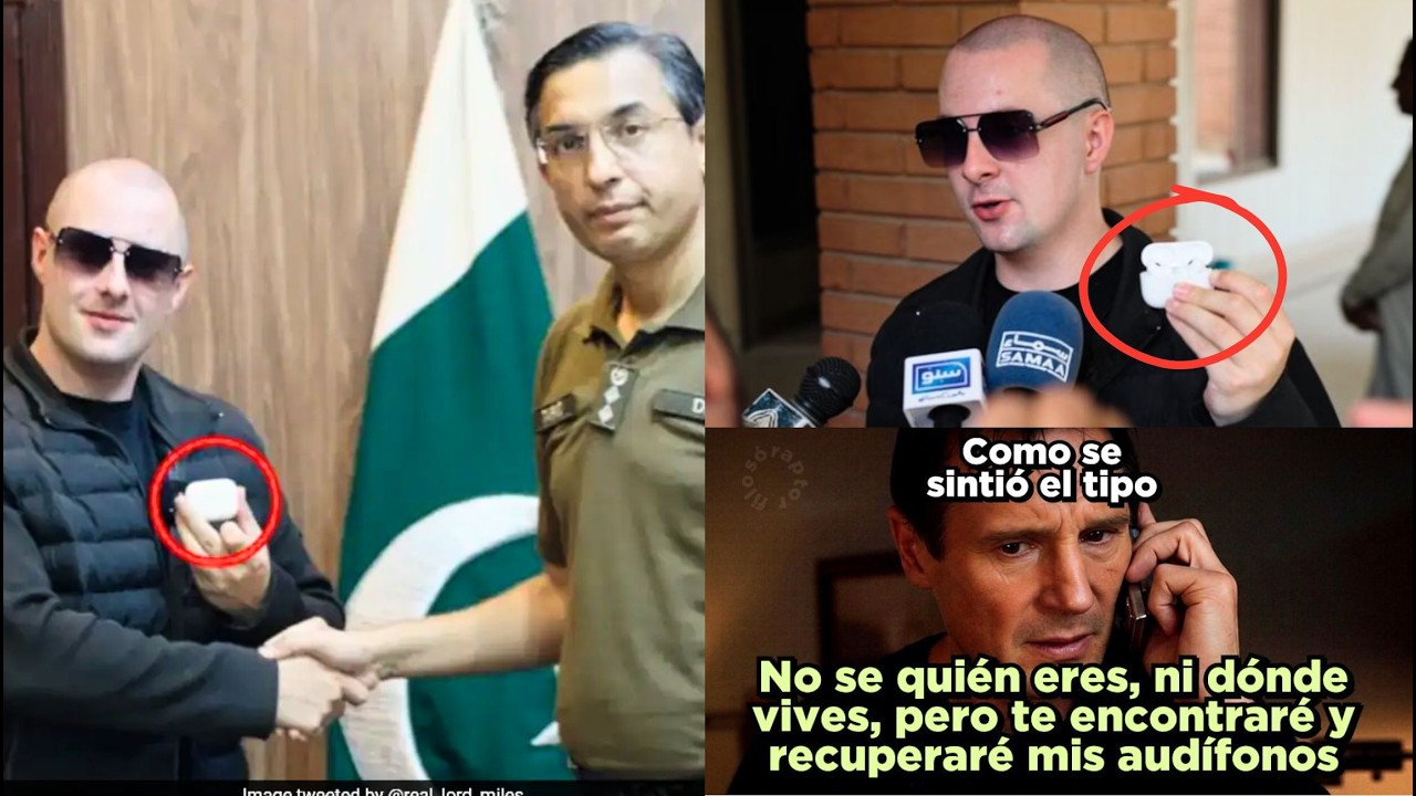 LE ROBAN SUS AUDÍFONOS y va HASTA PAKISTÁN a RECUPERARLOS