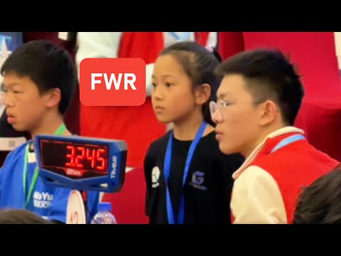 BREAKING! 3.24 3x3 FWR/WR4 Single Qixian Cao🇨🇳 ｜ Hangzhou Winter 2025 | Female World Record