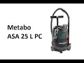 METABO  ASA 25 L PC (602014000) - відео